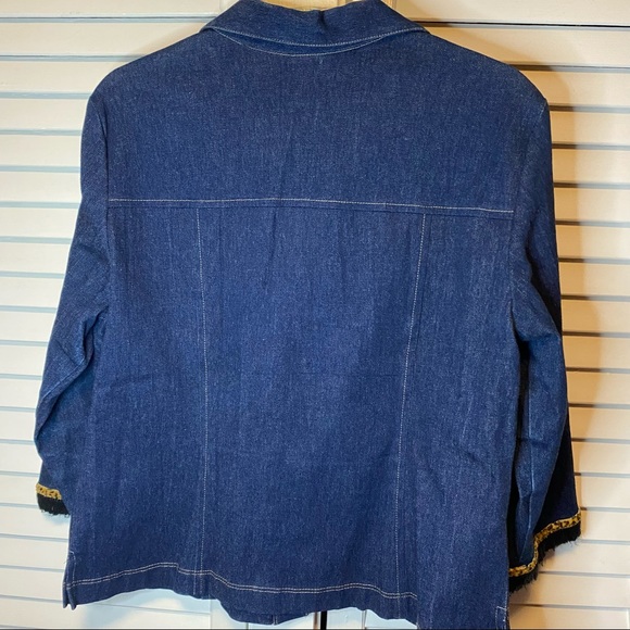 RABBIT RABBIT RABBIT DENIM AND JACQUARD JACKET - Picture 3 of 7